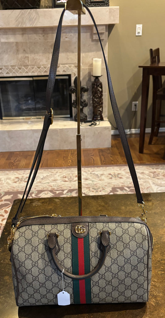 Gucci Mono Boston Bag Crossbody