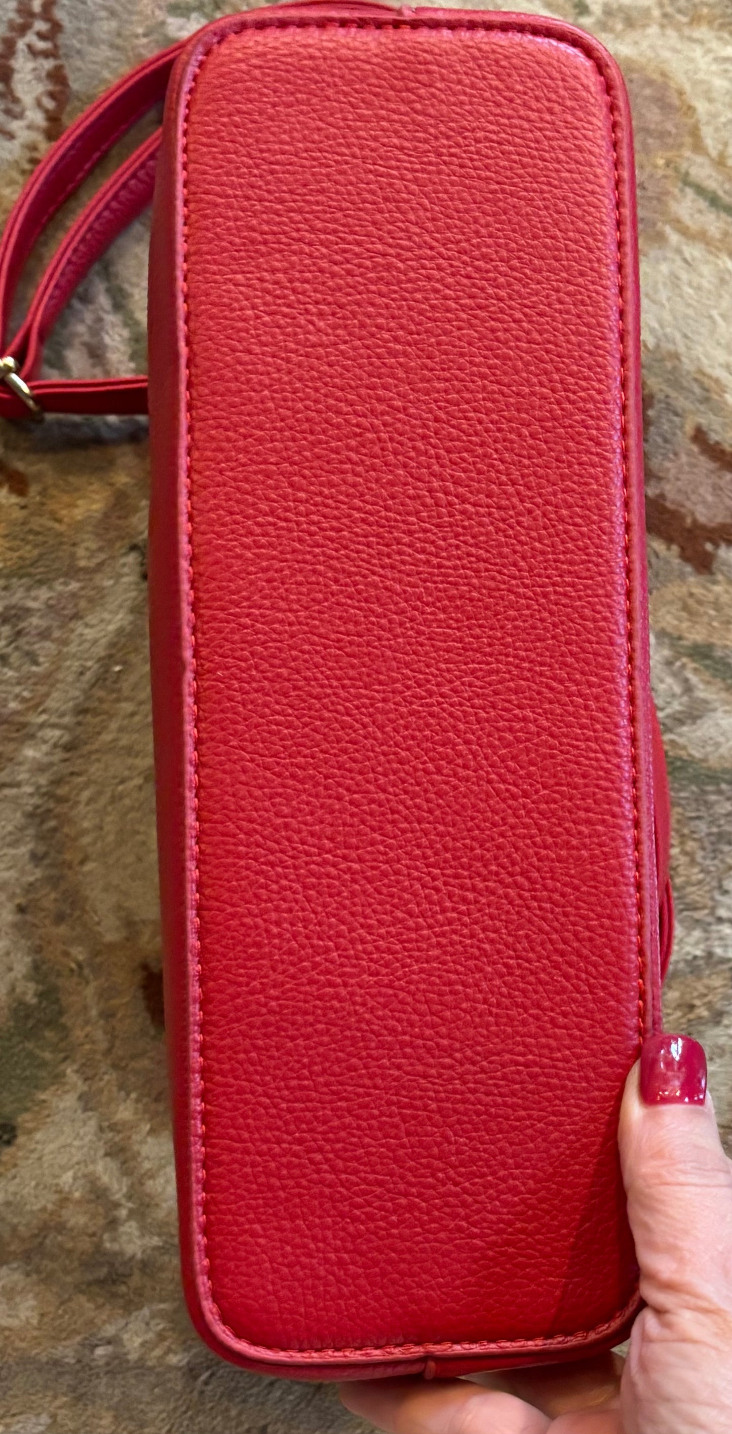 LV Red Flap Bag Regular or Crossbody