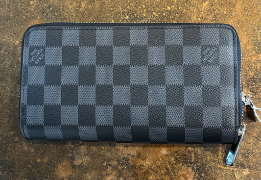 LV Large Black Damier Wallet