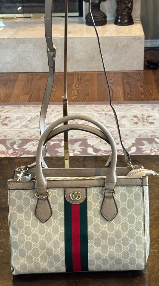 Gucci Tan Mono Handle/Crossbody