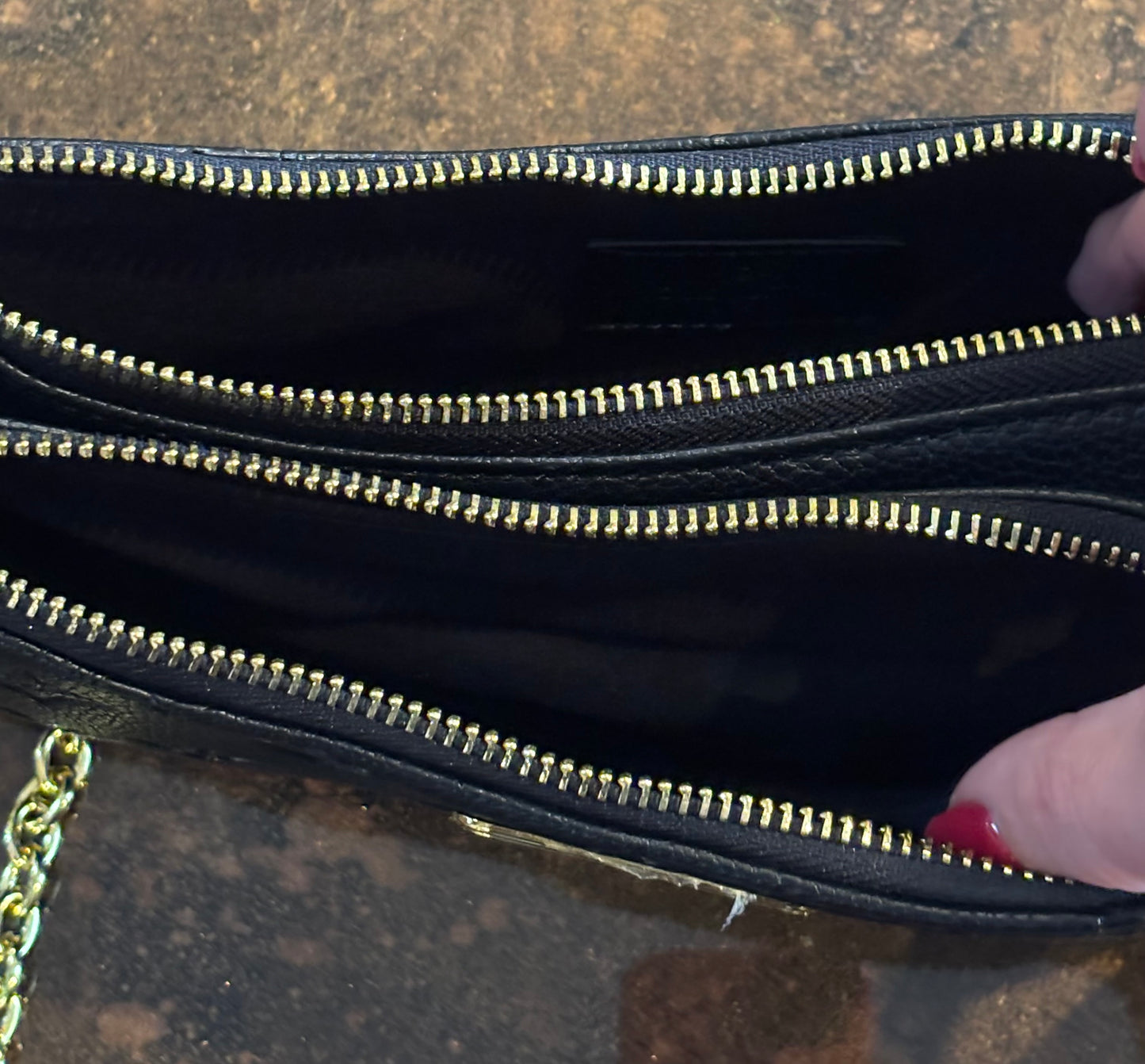 LV Black Zip Regular/Crossbody