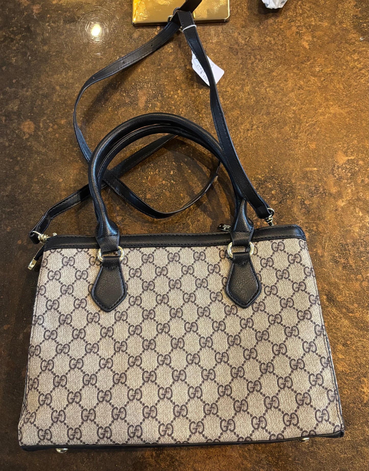 Gucci Mono Double Handle Crossbody