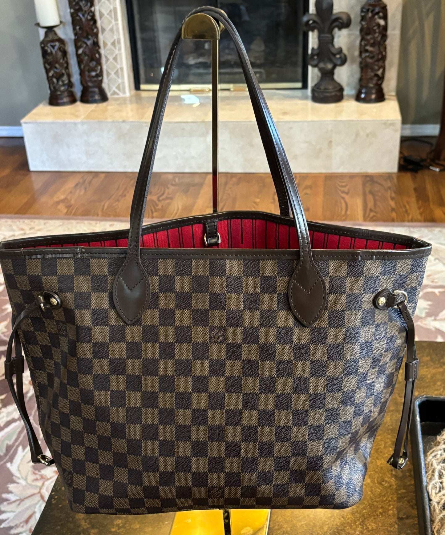 LV Damier Neverfull