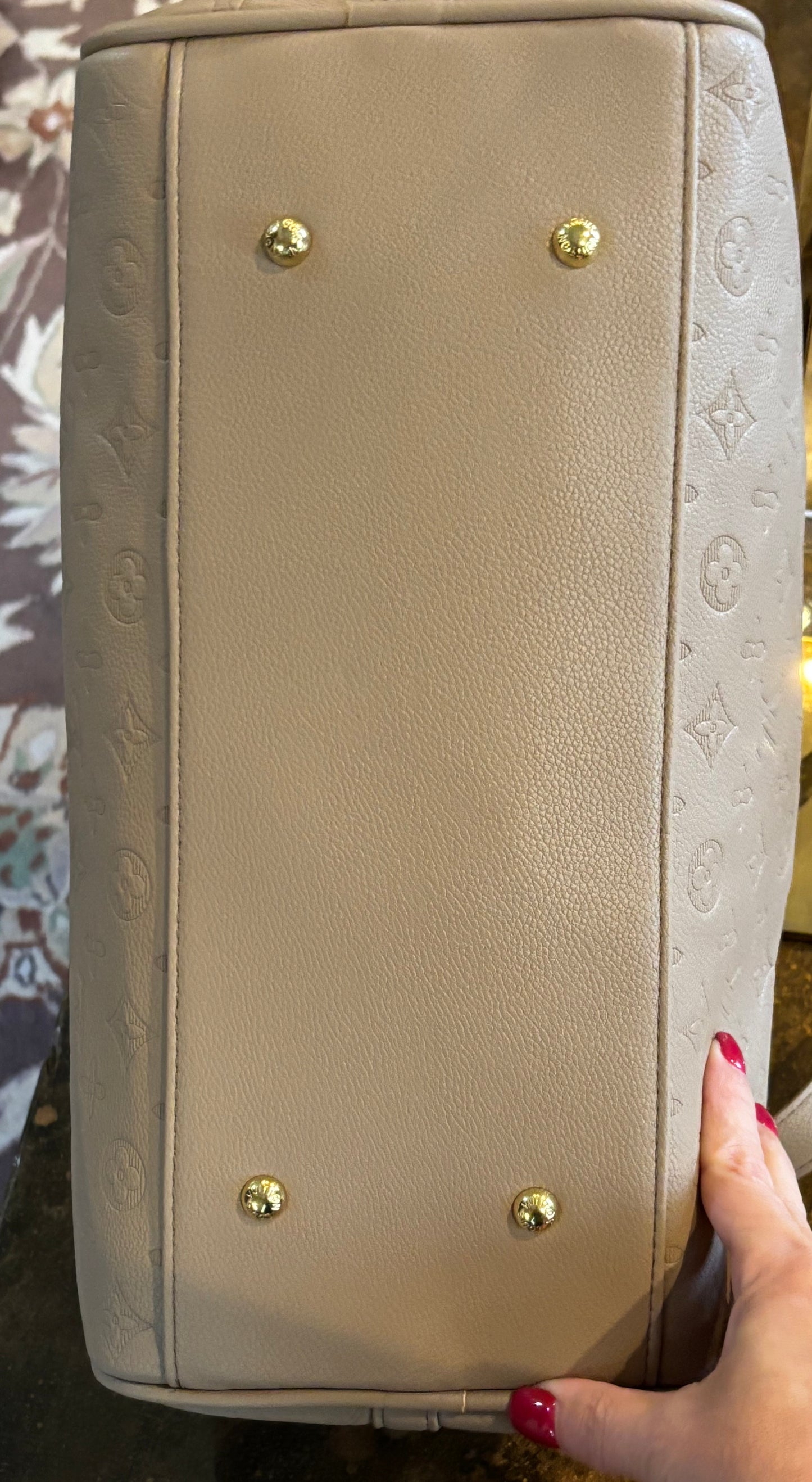 LV Tan Speedy Crossbody Large