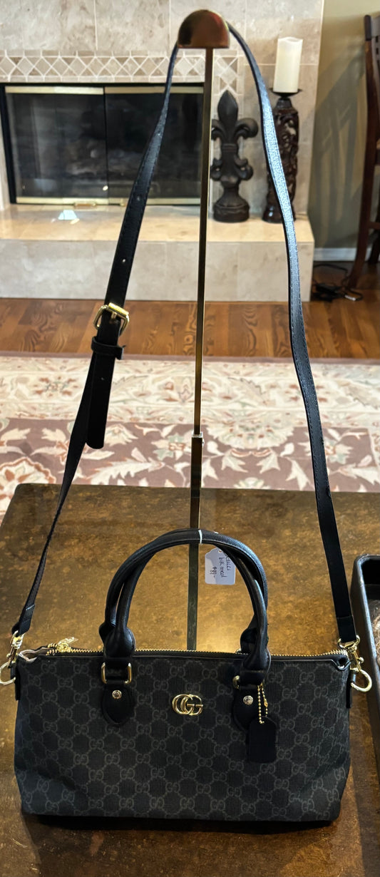 Gucci Black Double Handle Crossbody