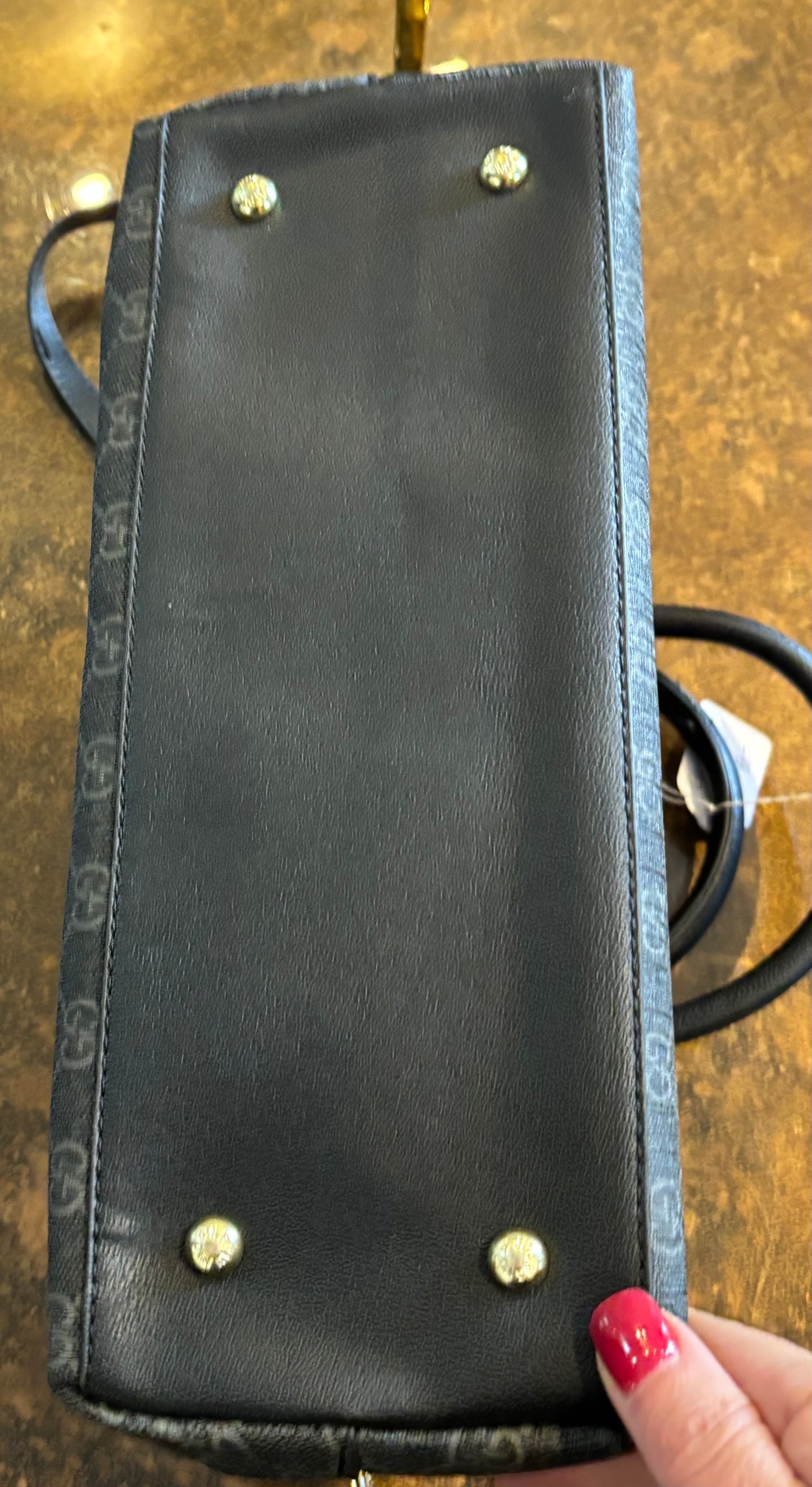 Gucci Black Double Handle Crossbody
