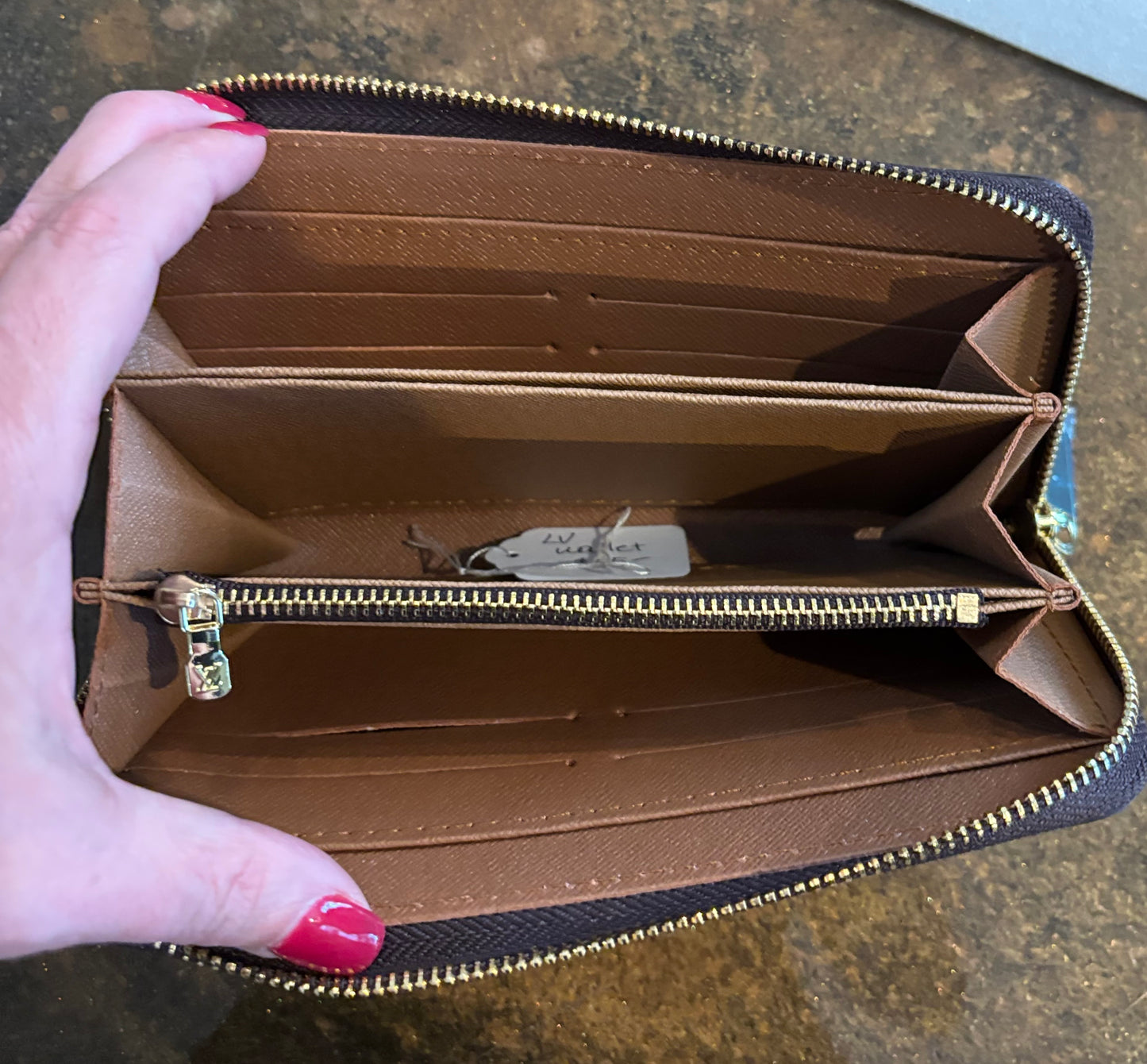 LV Large Zippered Wallet