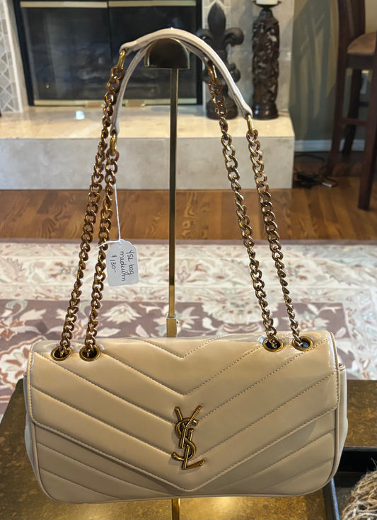 YSL Regular/Crossbody Tan