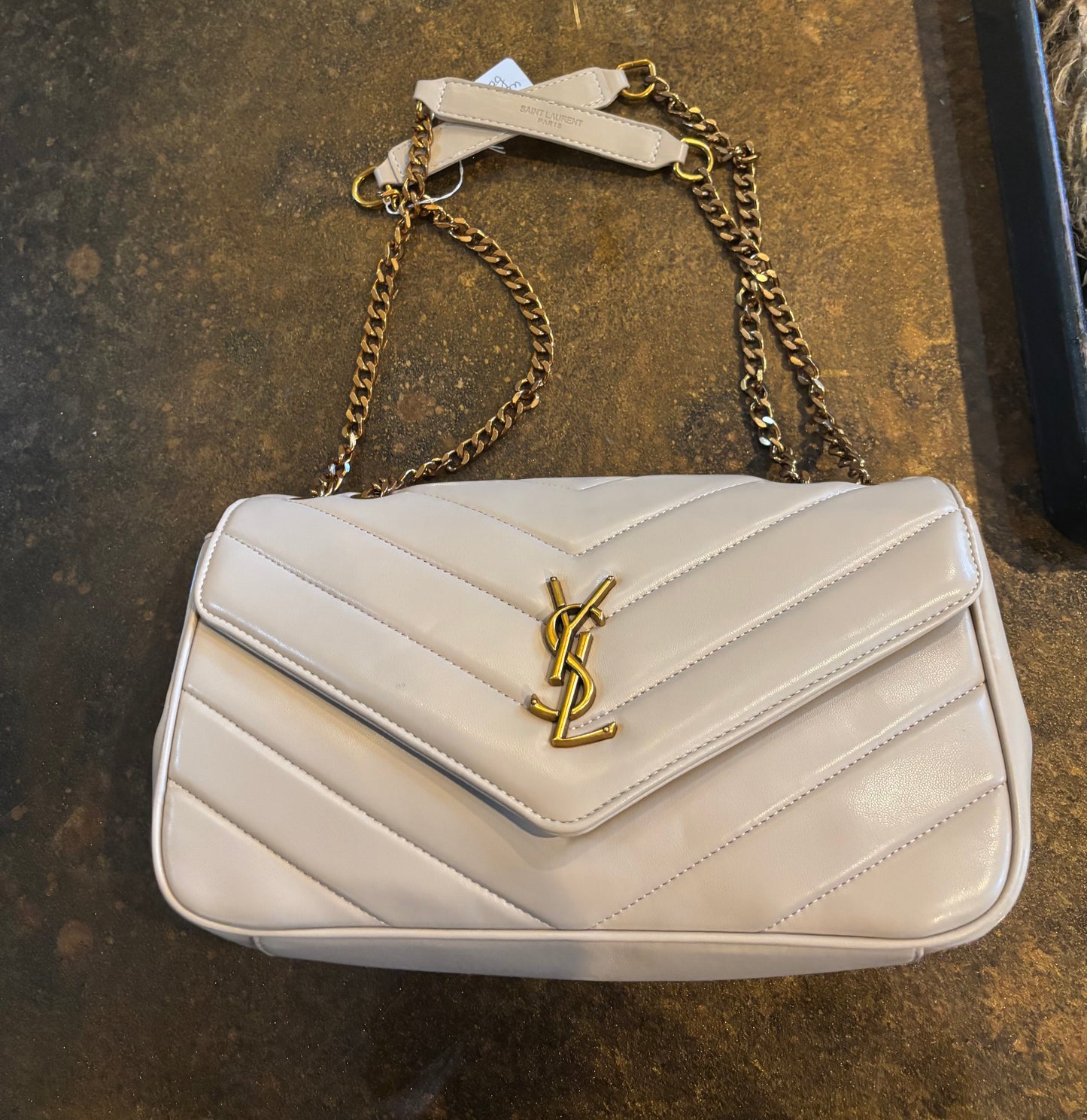YSL Regular/Crossbody Tan