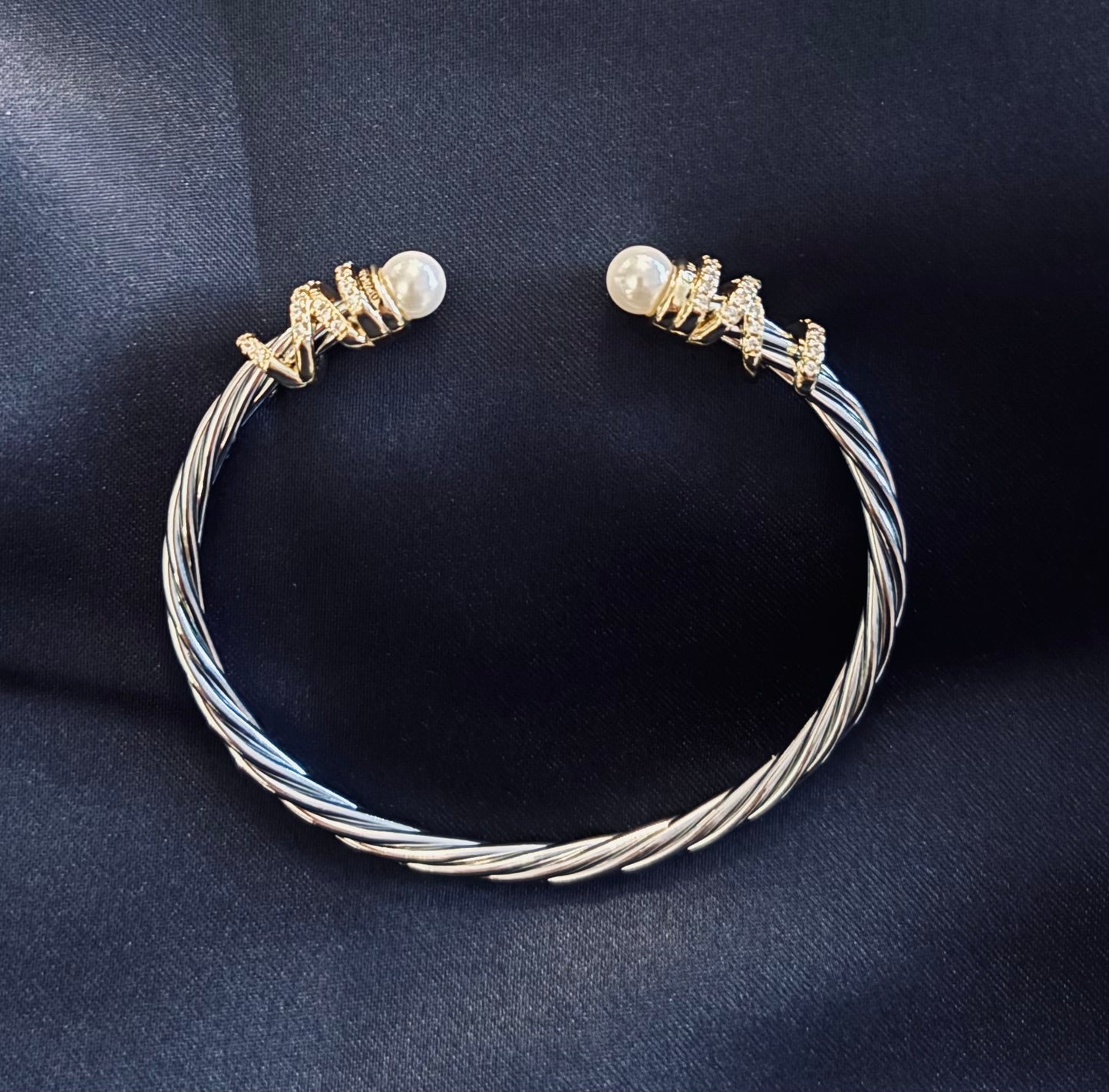 David Yurman DY Bracelet Pearl detail 2486