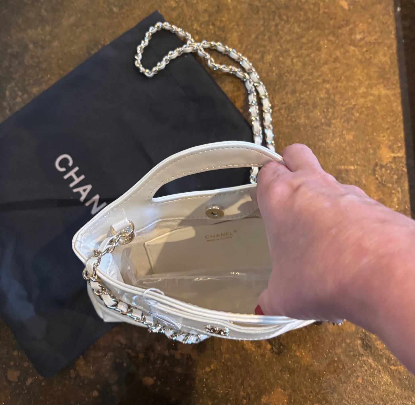 Chanel Cream Crossbody