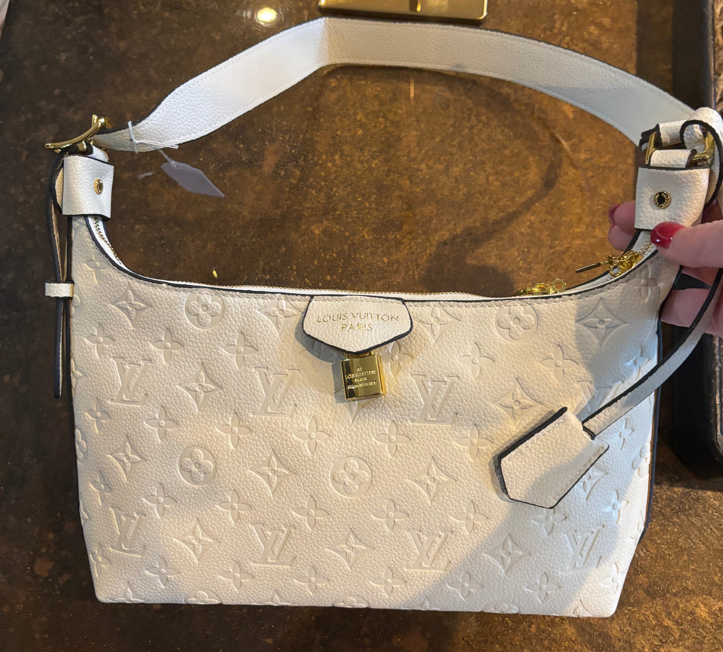 LV Off White Shoulder Bag