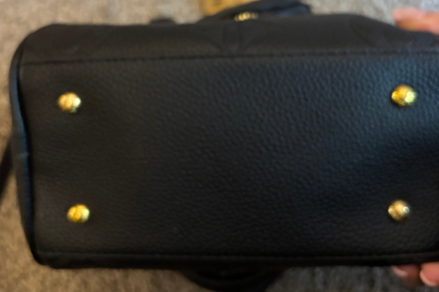 LV Black Mini Speedy Double Handle/Crossbody 2592