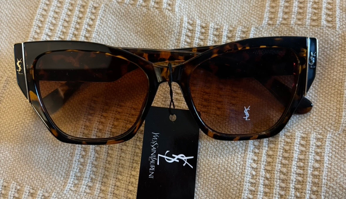 YSL Brown Tortoise Shell Sunglasses 2636