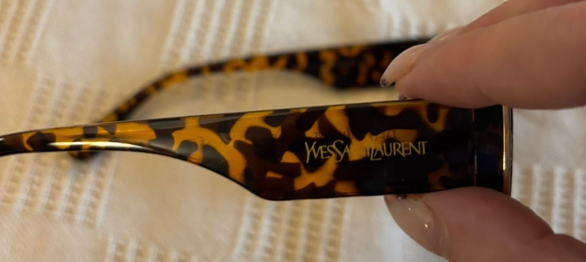 YSL Brown Tortoise Shell Sunglasses 2636