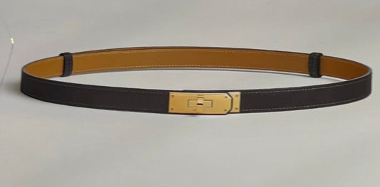 Hermes Dark Brown Leather Belt 27"-29" 1:1 2657