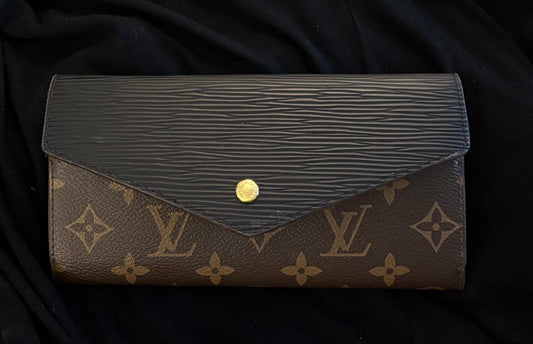 LV Mono/Black Large Wallet 2608