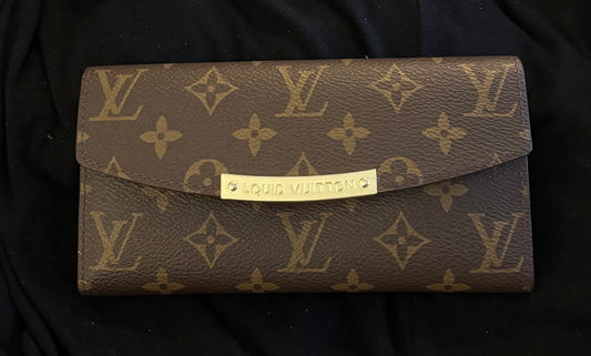 LV Brown Mono Large Wallet 2610