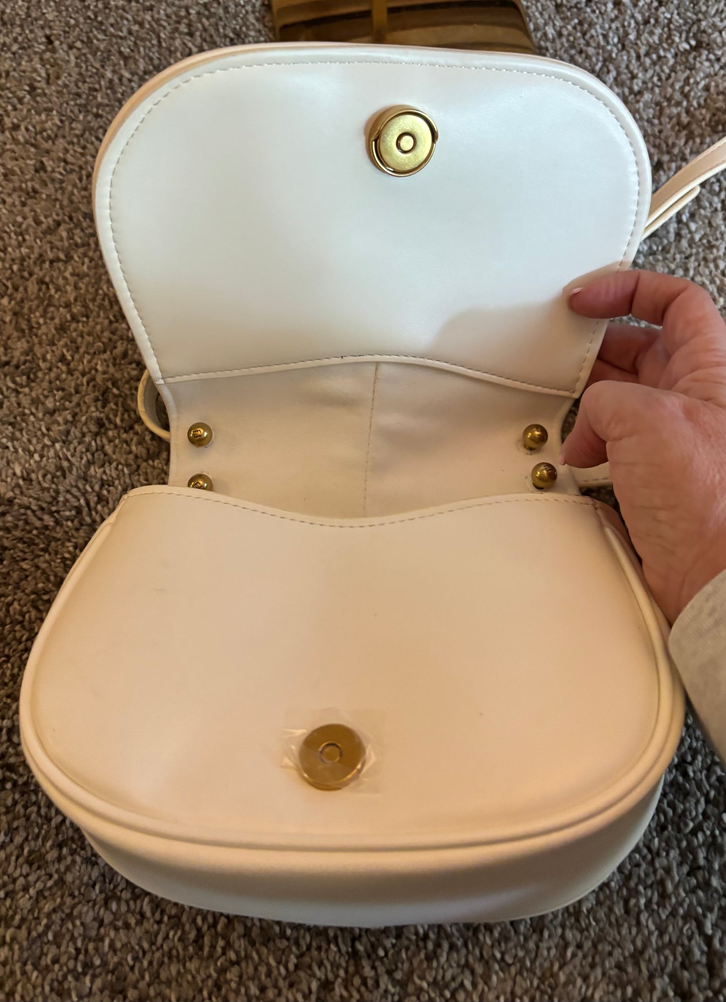 Fendi White Clutch/Crossbody 2609
