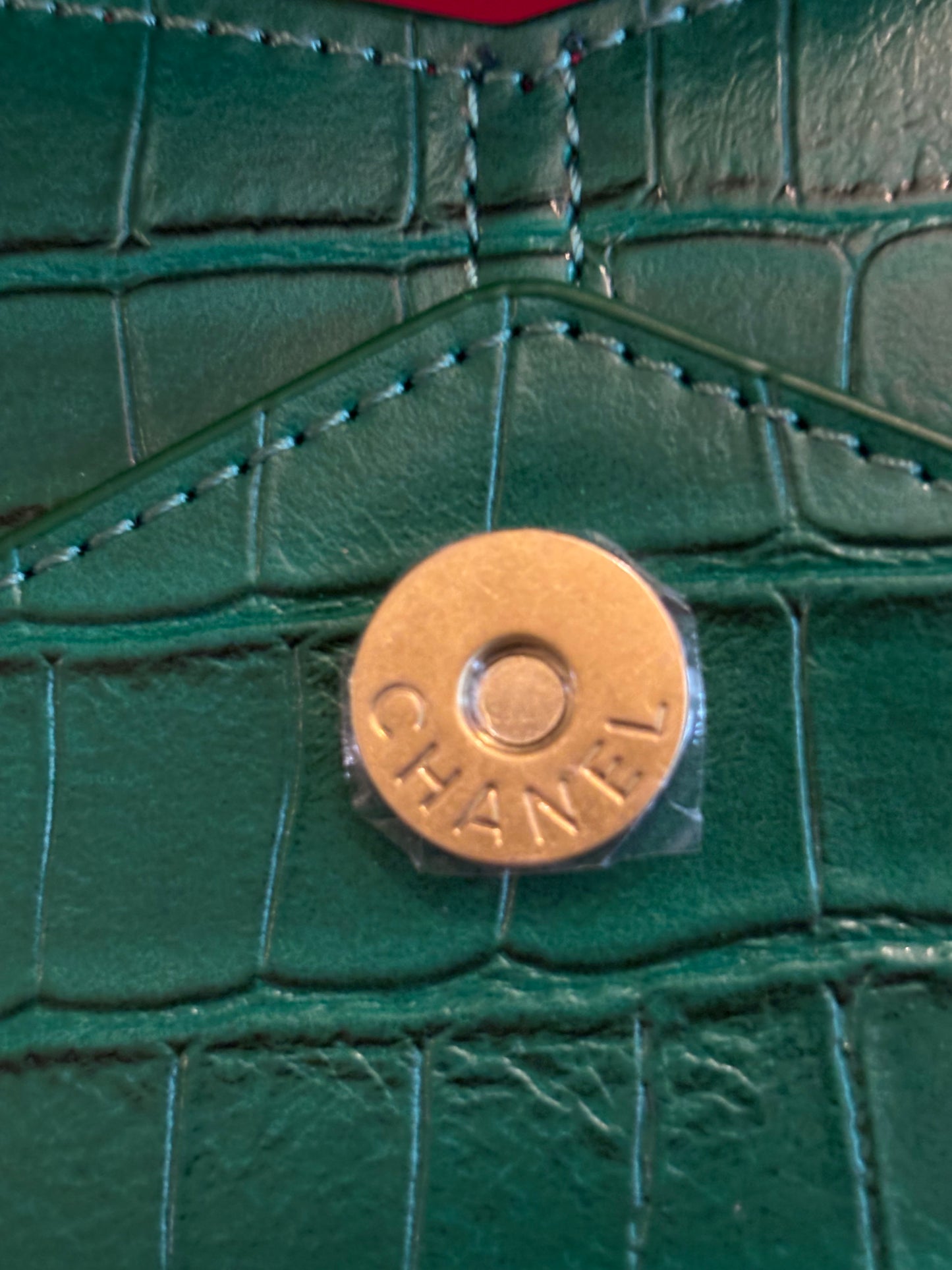 Chanel Green Clutch, Crossbody, Shoulder Bag 2612