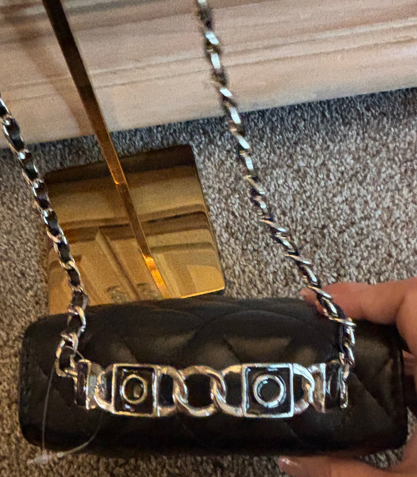 Chanel Quilted Mini Crossbody Black 2619