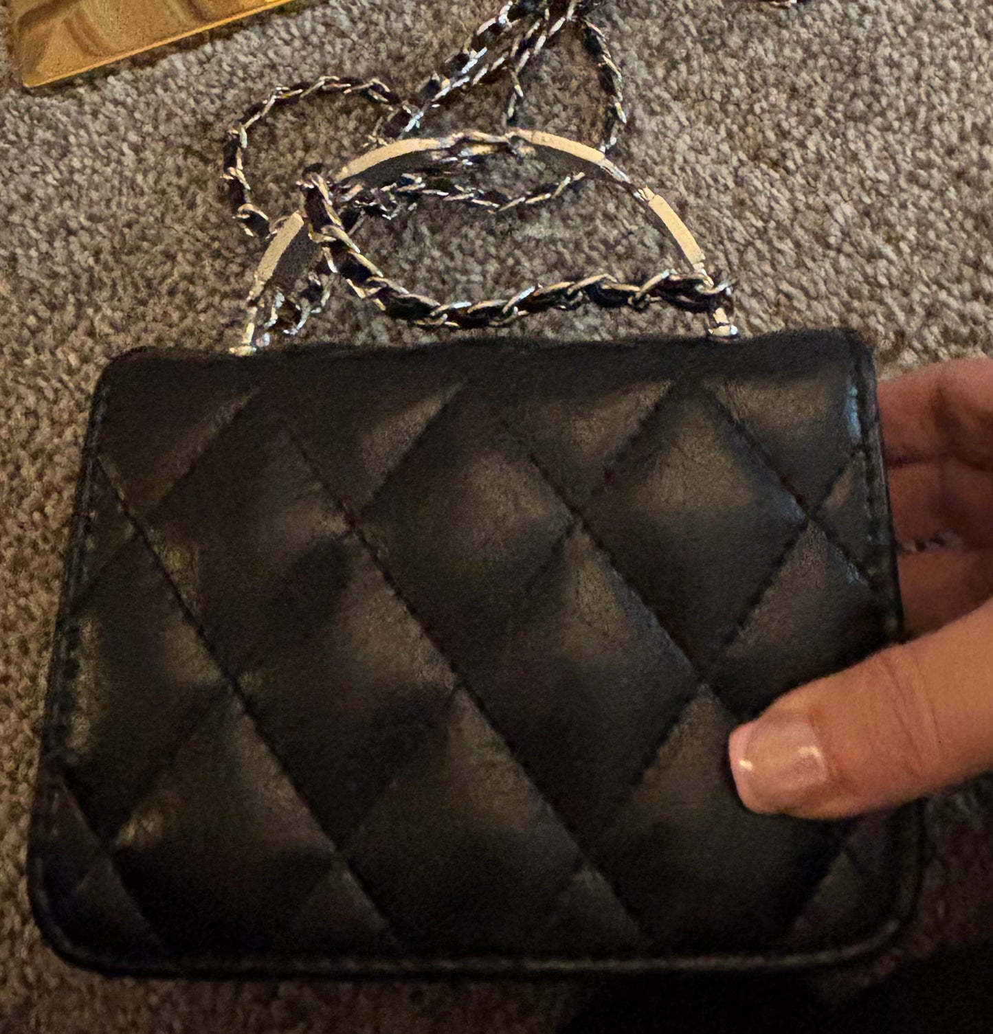 Chanel Quilted Mini Crossbody Black 2619