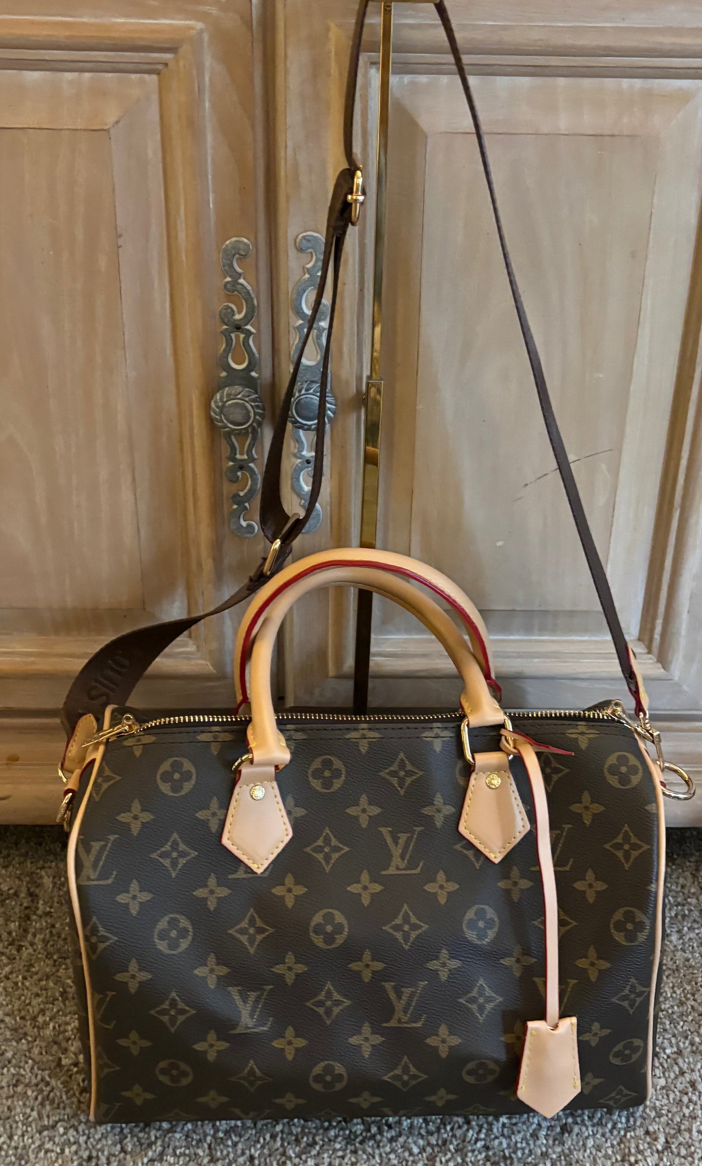 LV Mono Speedy Double Handle/Crossbody 2626