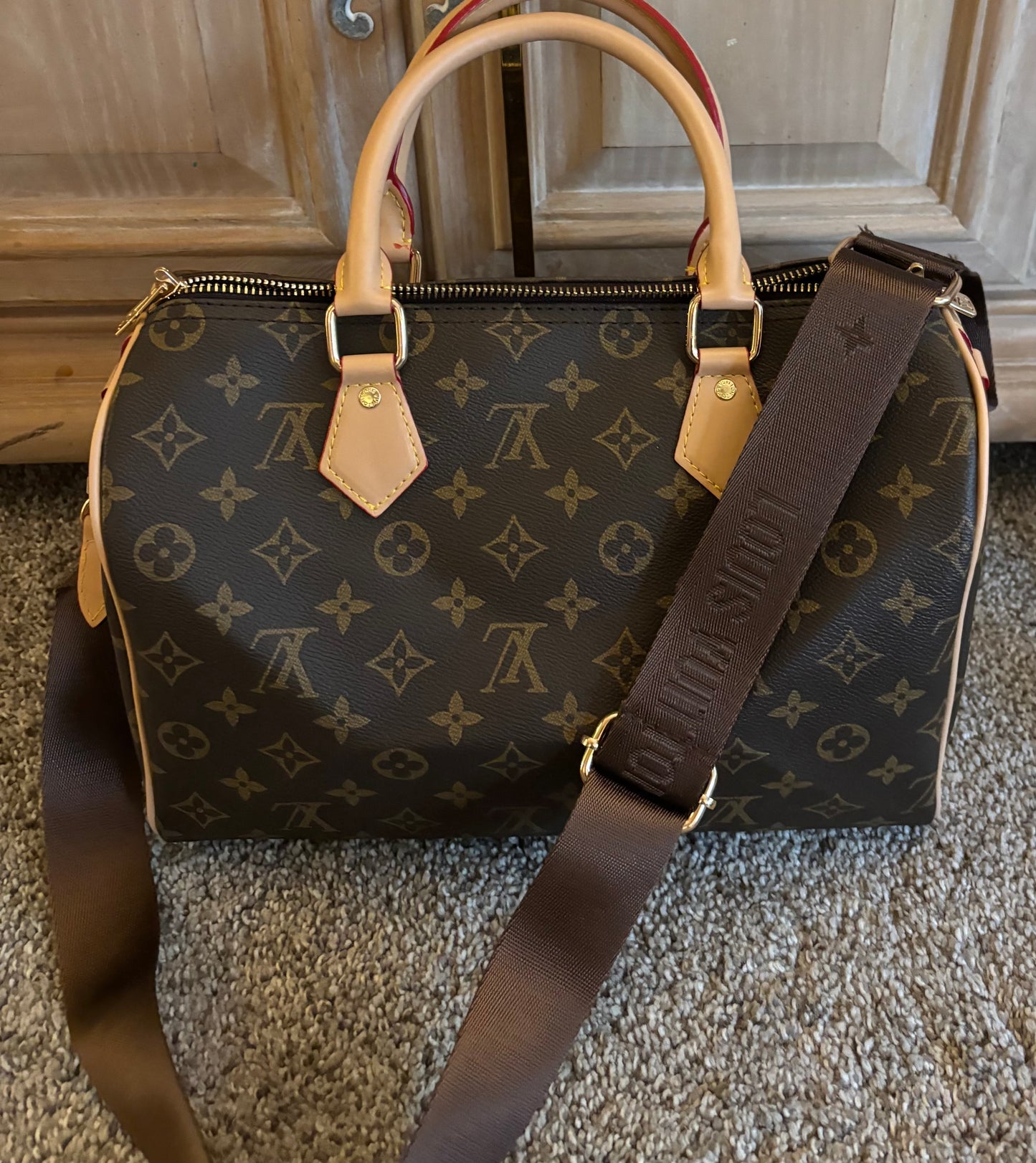 LV Mono Speedy Double Handle/Crossbody 2626