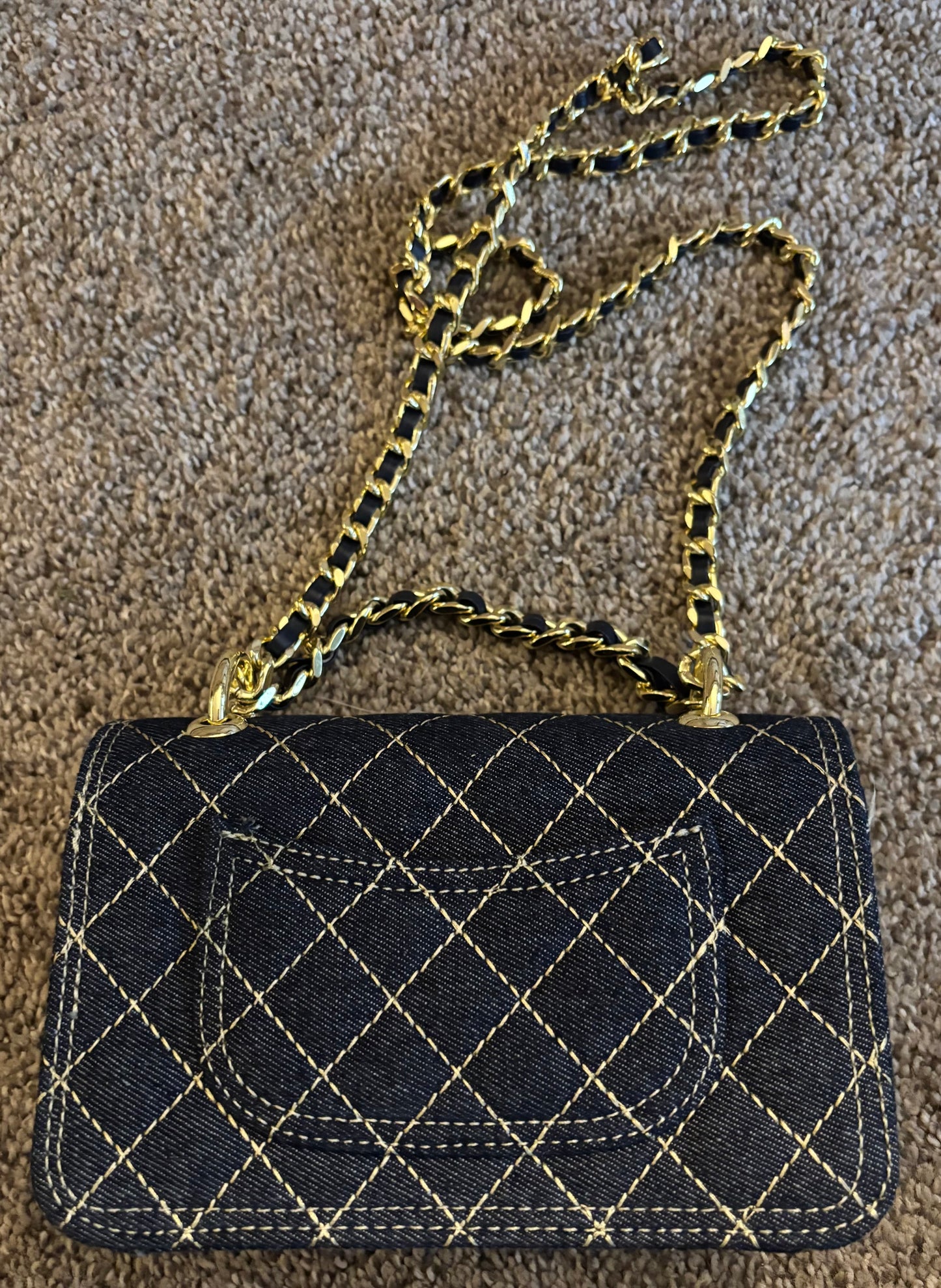 Chanel Dark Denim Crossbody 2628