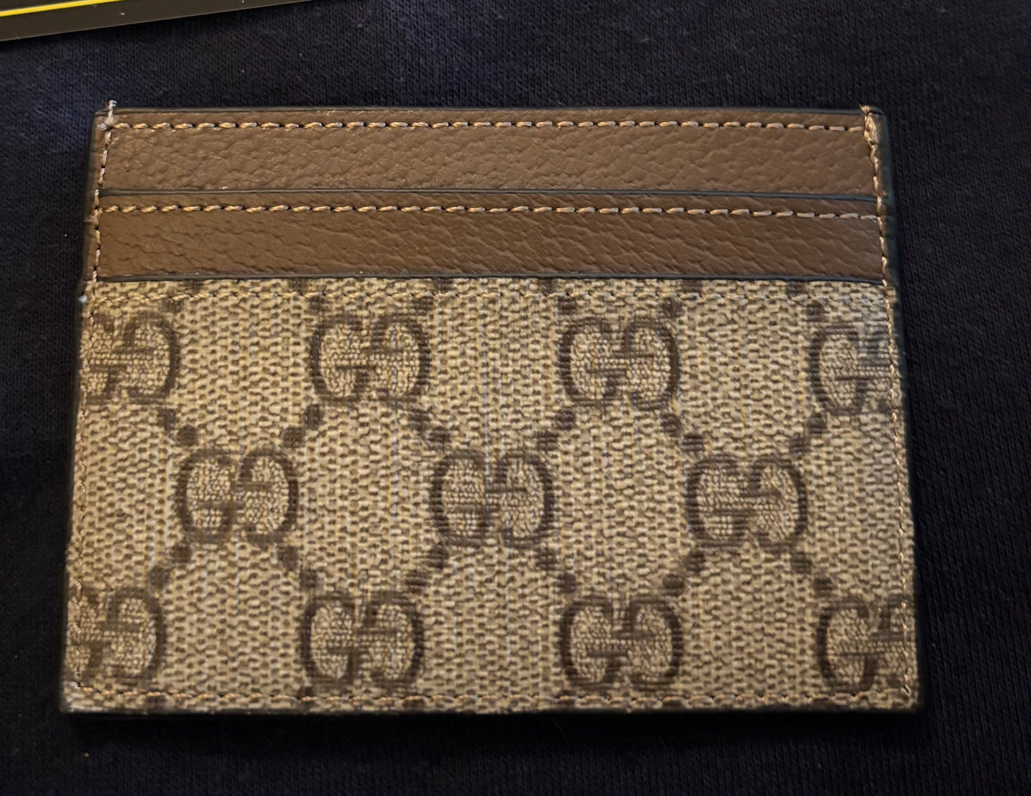 Gucci Brown Mono Cardholder 2635