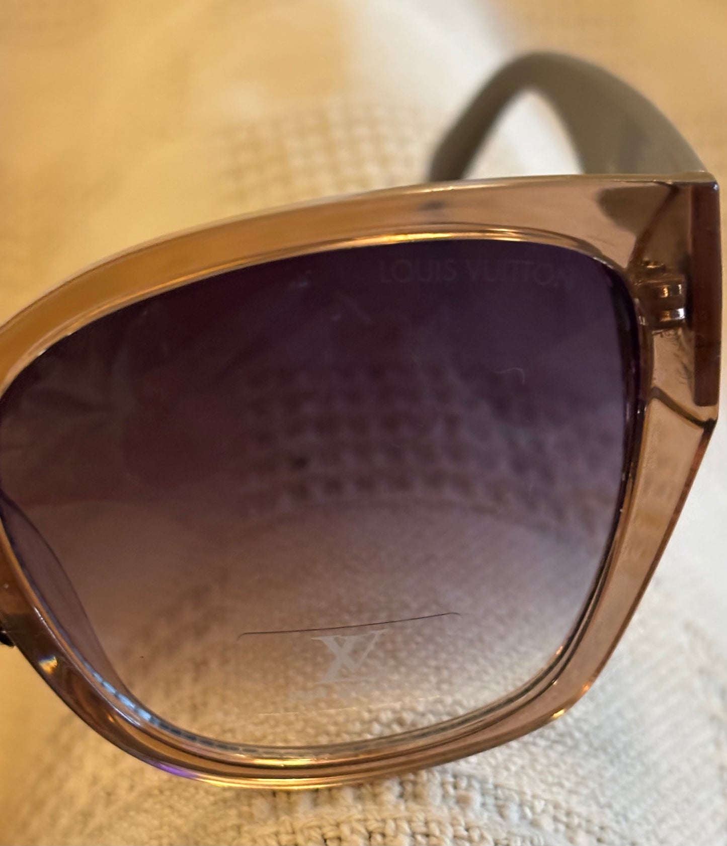 LV Light Brown Sunglasses with Grey Sides 2646