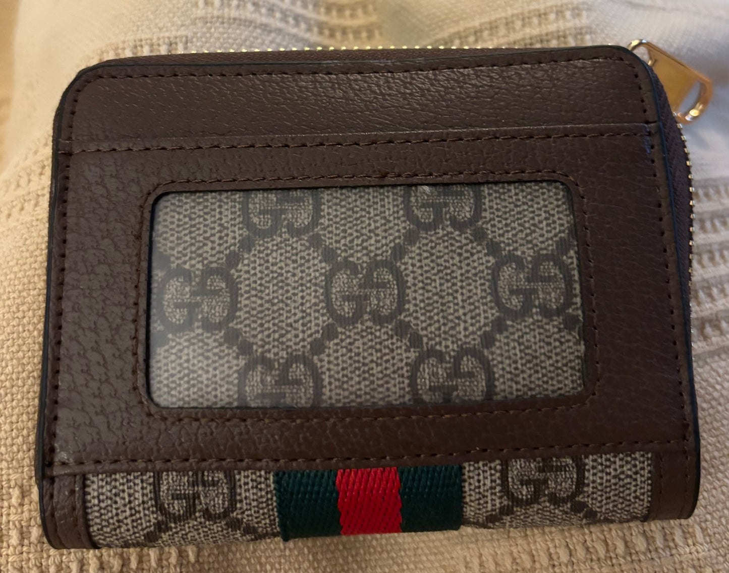 Gucci Mono Small Zip Wallet 2648