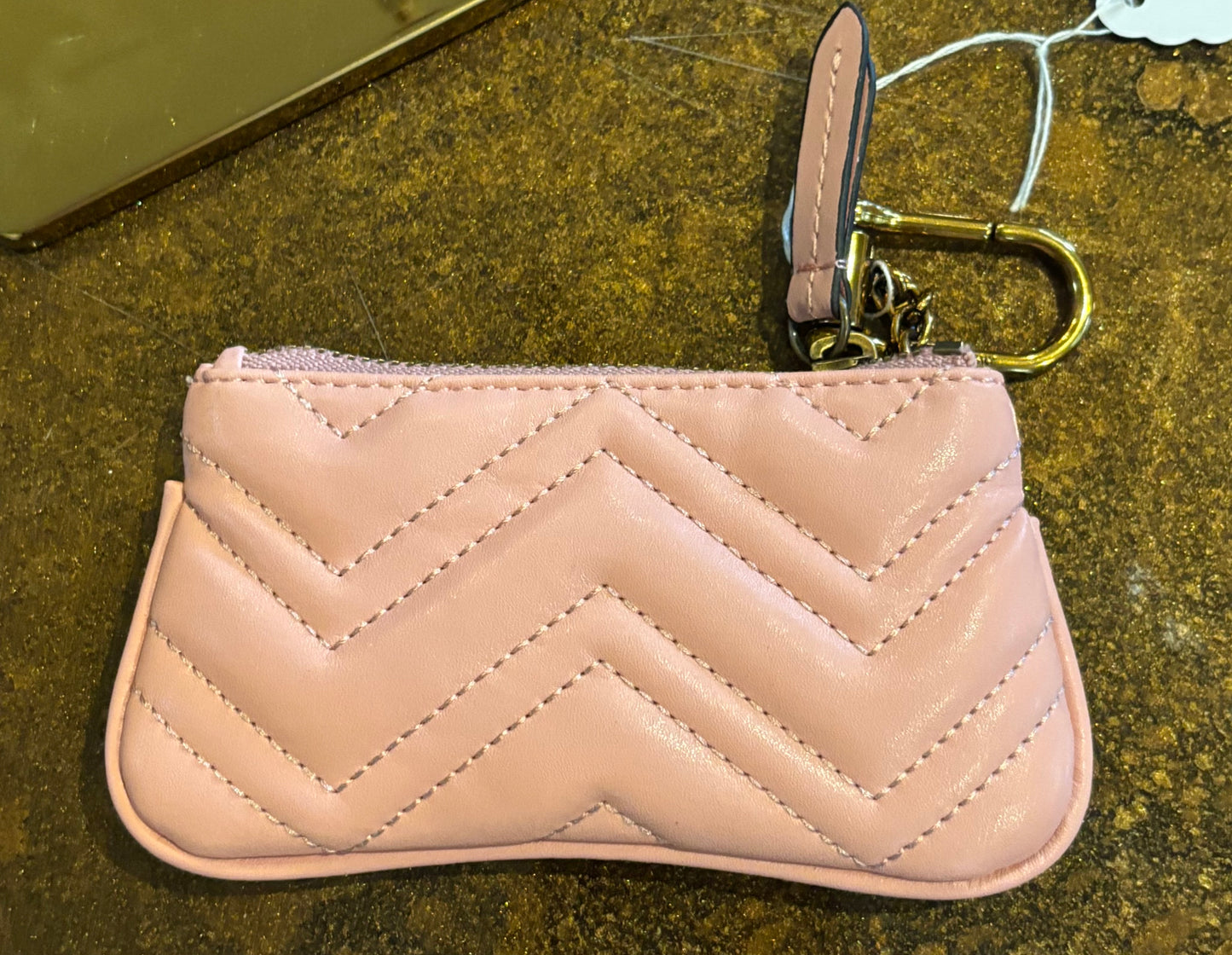 Gucci GG Pink Zipper Key Pouch