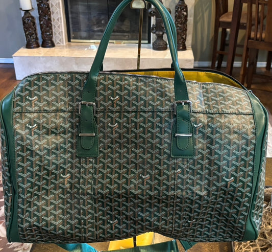 Goyard Green Duffle bag
