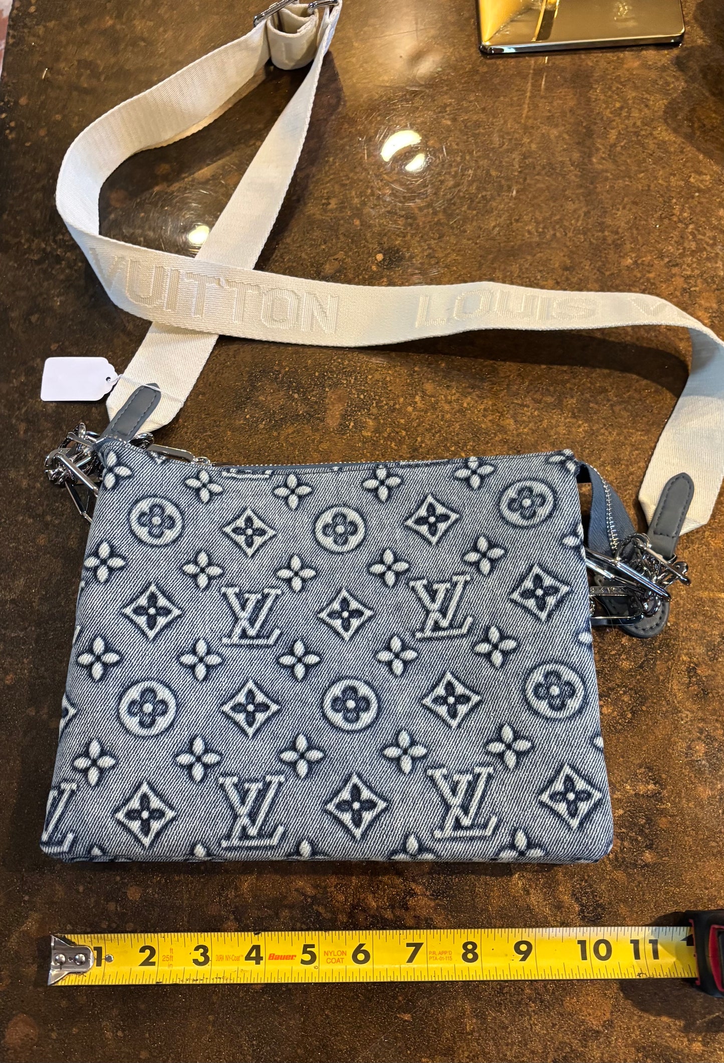 LV Denim Coussin Shoulder Bag/Crossbody Clutch