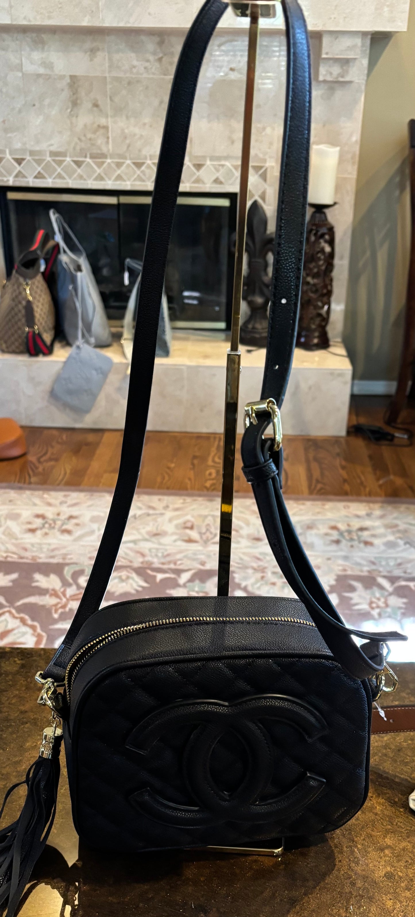 Chanel Med Black Crossbody