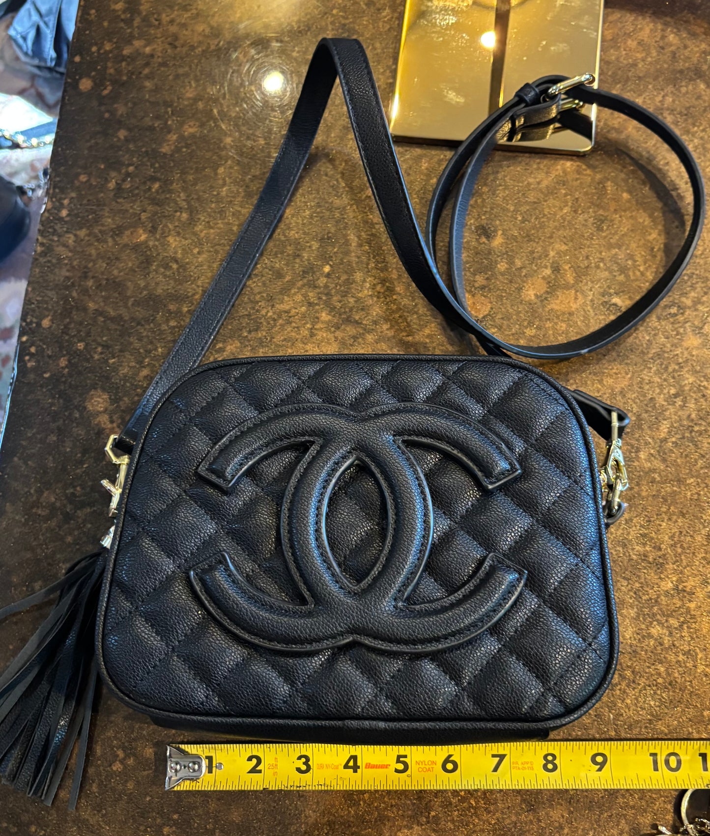 Chanel Med Black Crossbody