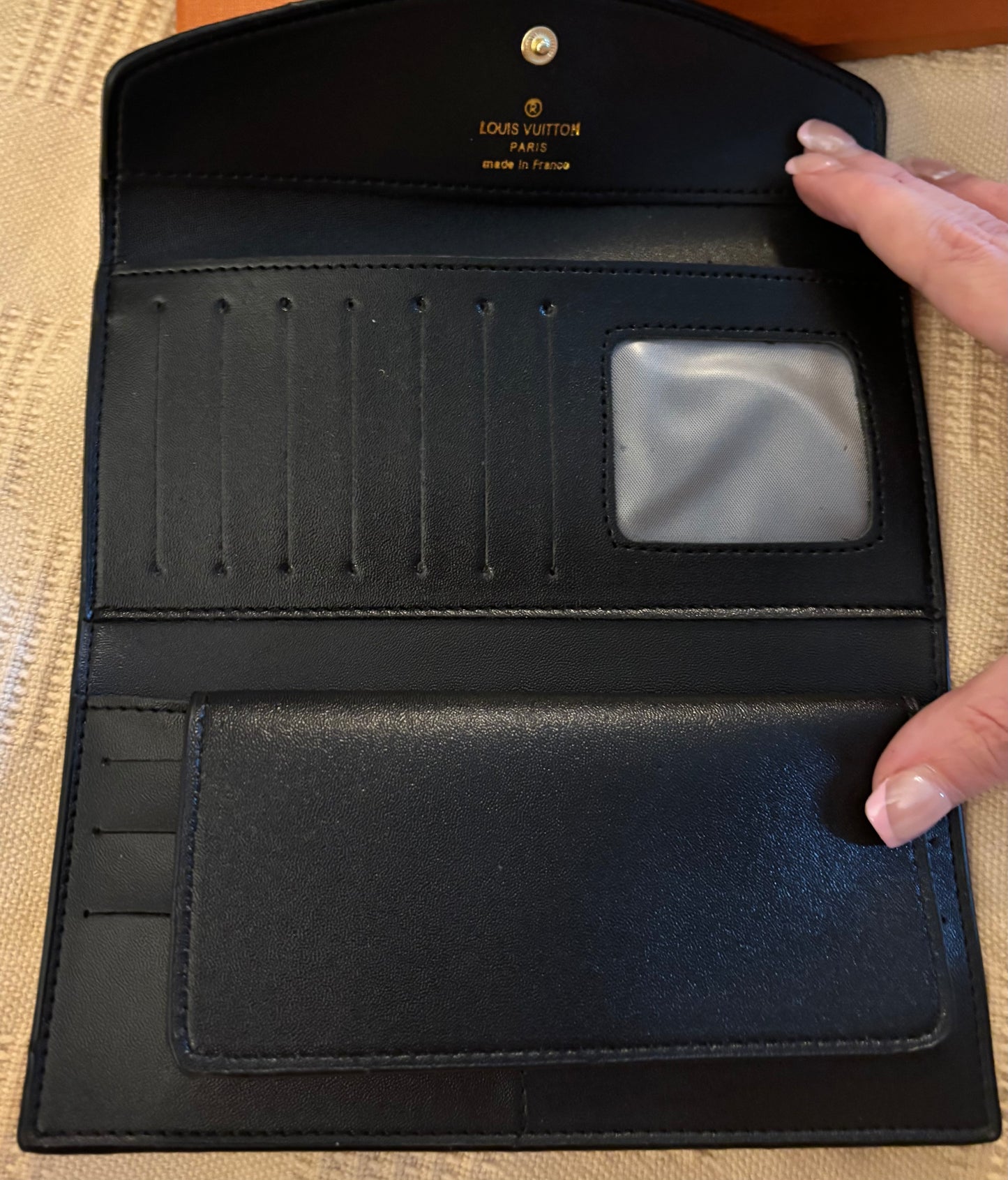 LV White Multi Color/Hot Pink Large Wallet 2660