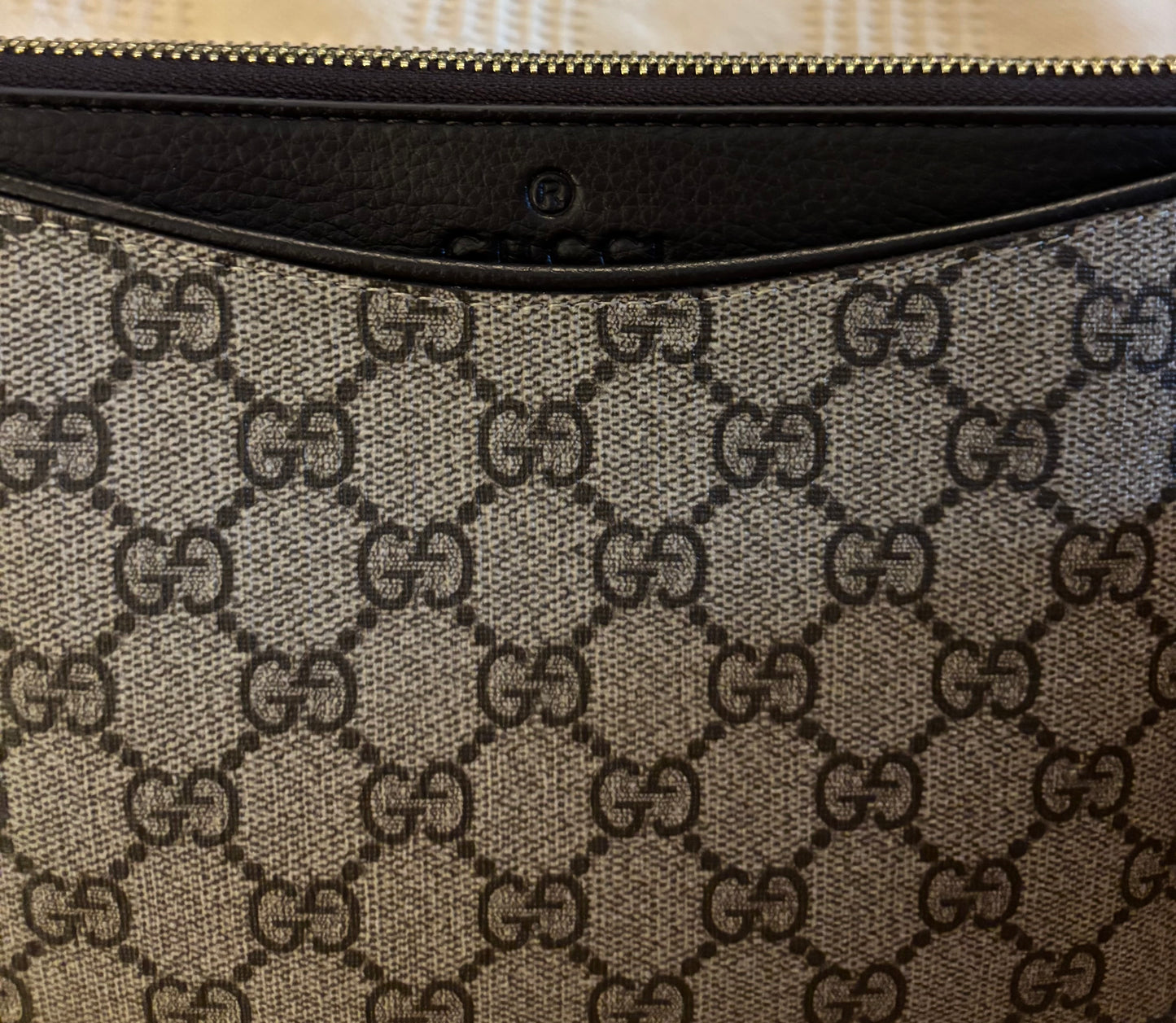 Gucci Chocolate Brown Mono Clutch 2665