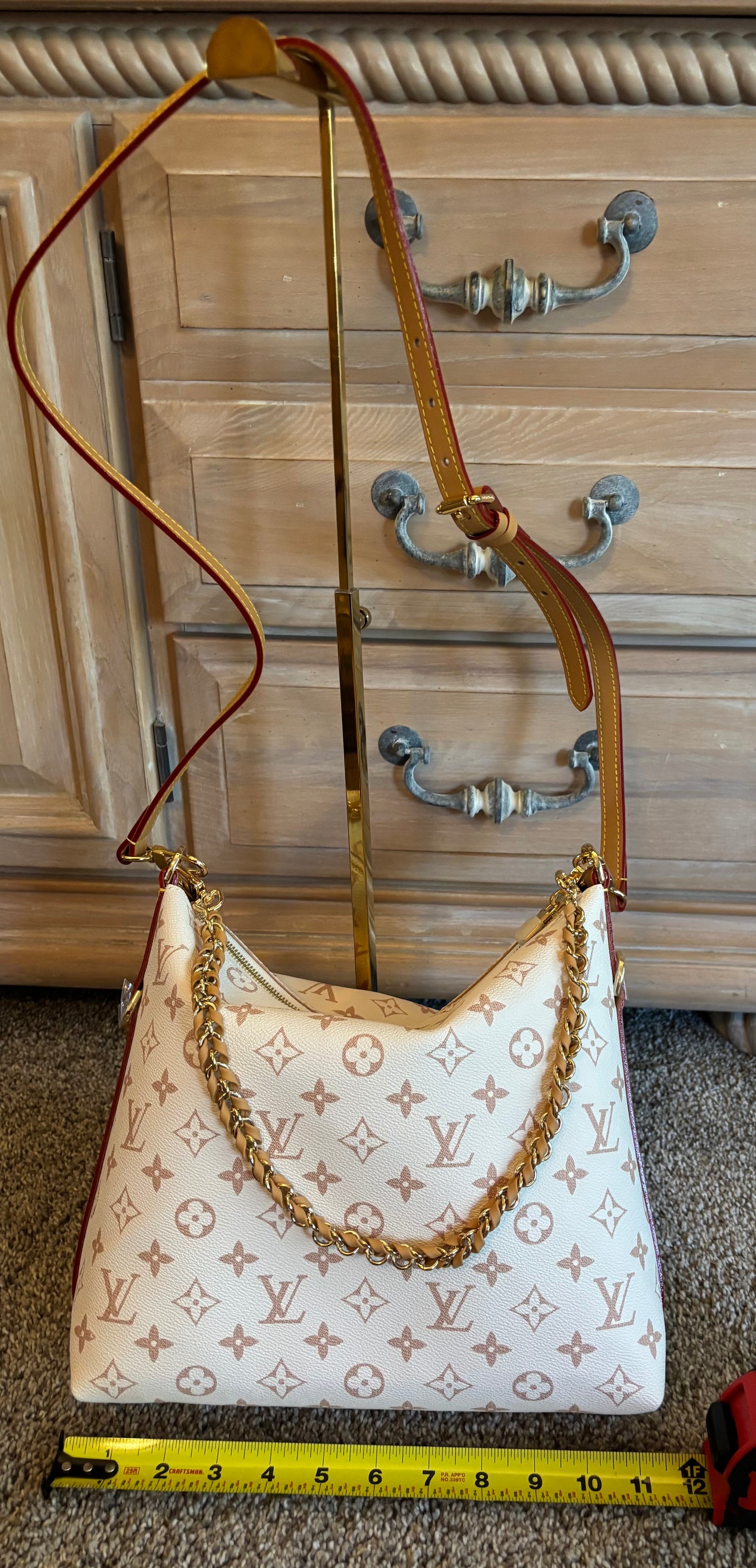 LV Multipass Handbag Dune Canvas Shoulder/Crossbody 2669