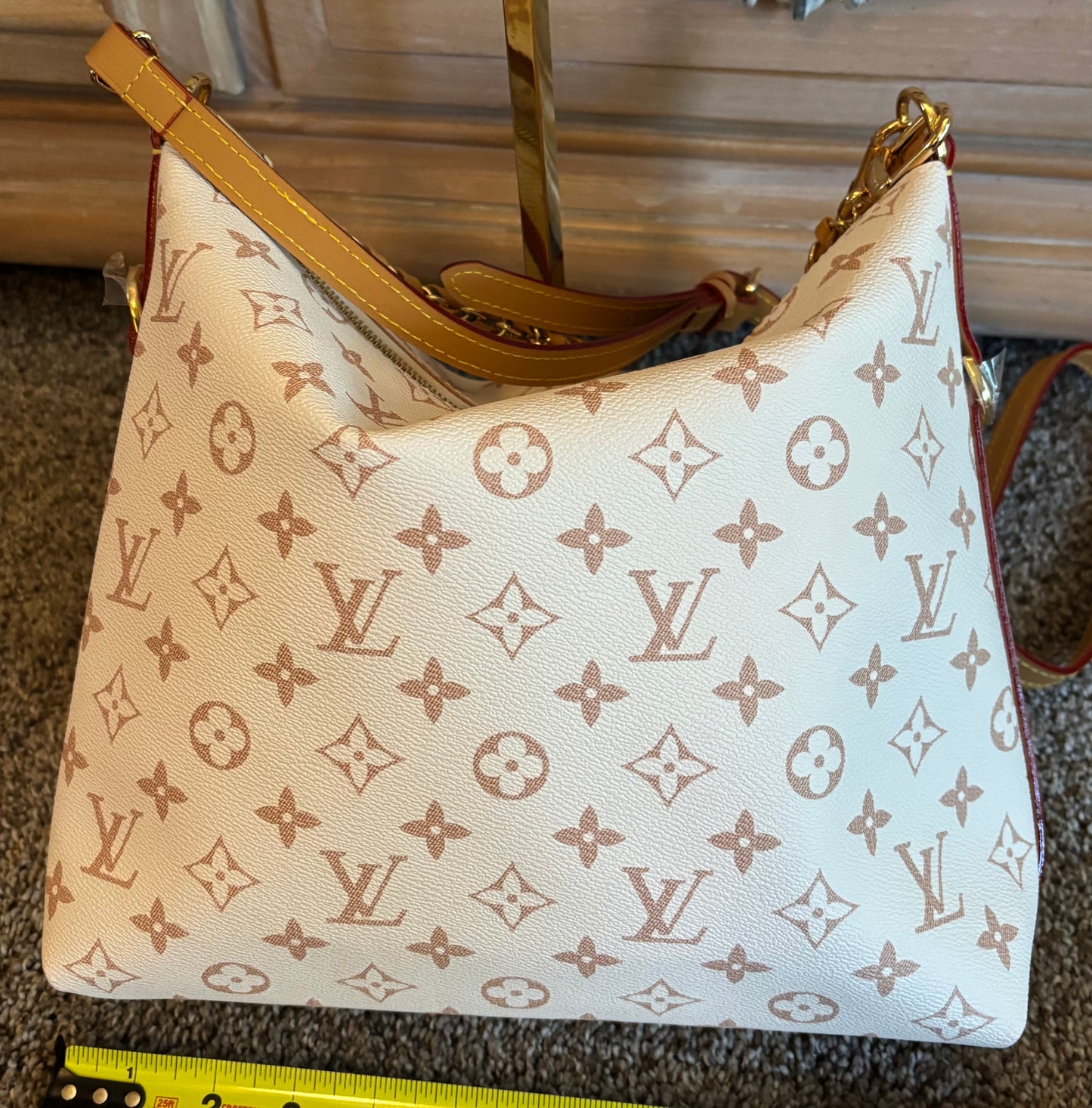 LV Multipass Handbag Dune Canvas Shoulder/Crossbody 2669