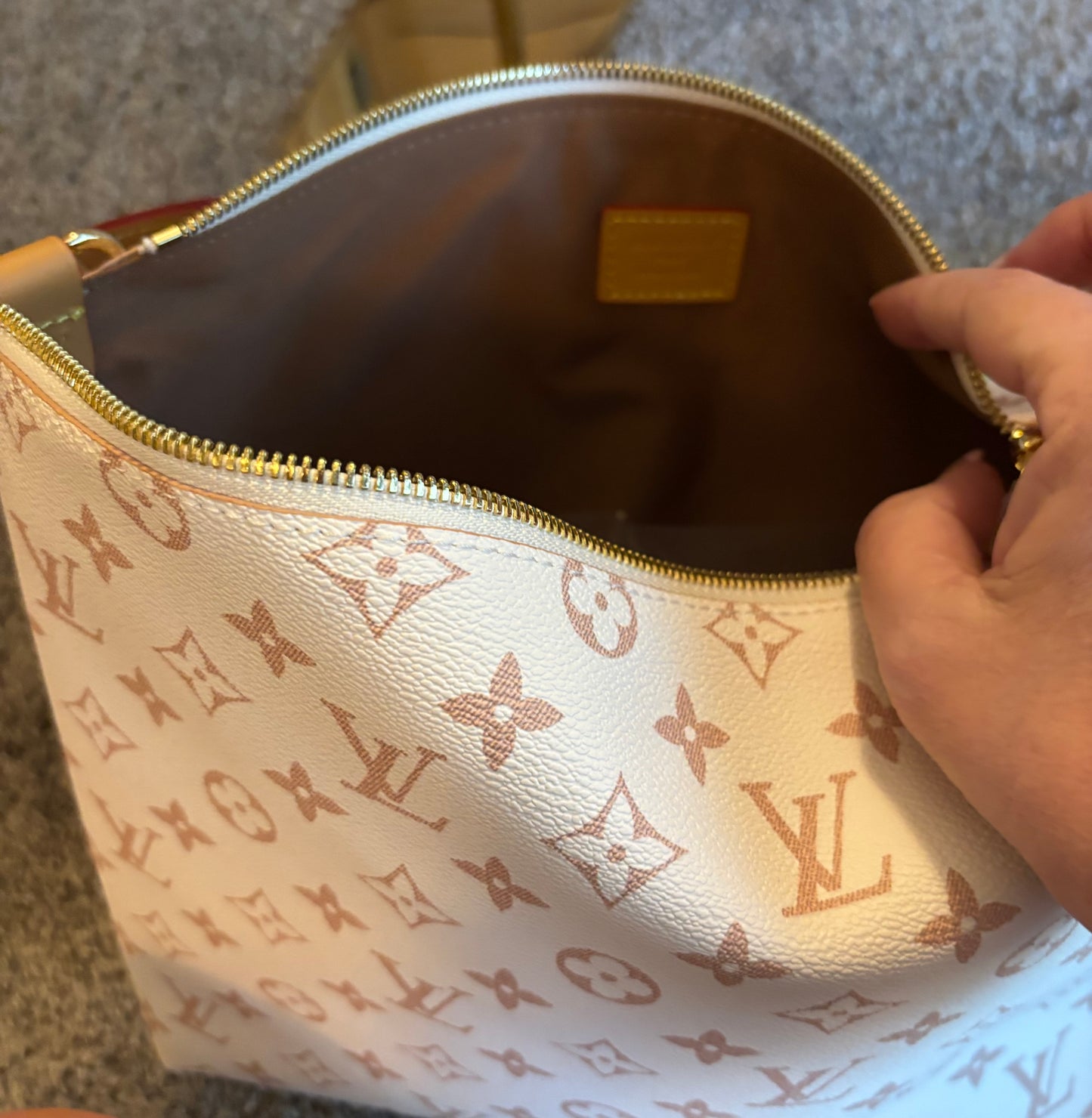 LV Multipass Handbag Dune Canvas Shoulder/Crossbody 2669