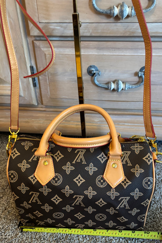 LV Mono Brown Small Speedy 2670