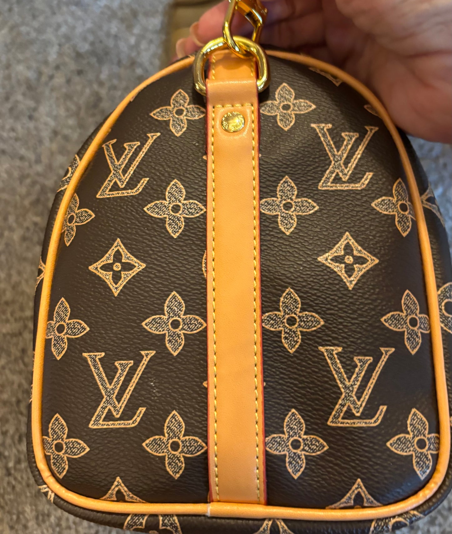 LV Mono Brown Small Speedy 2670