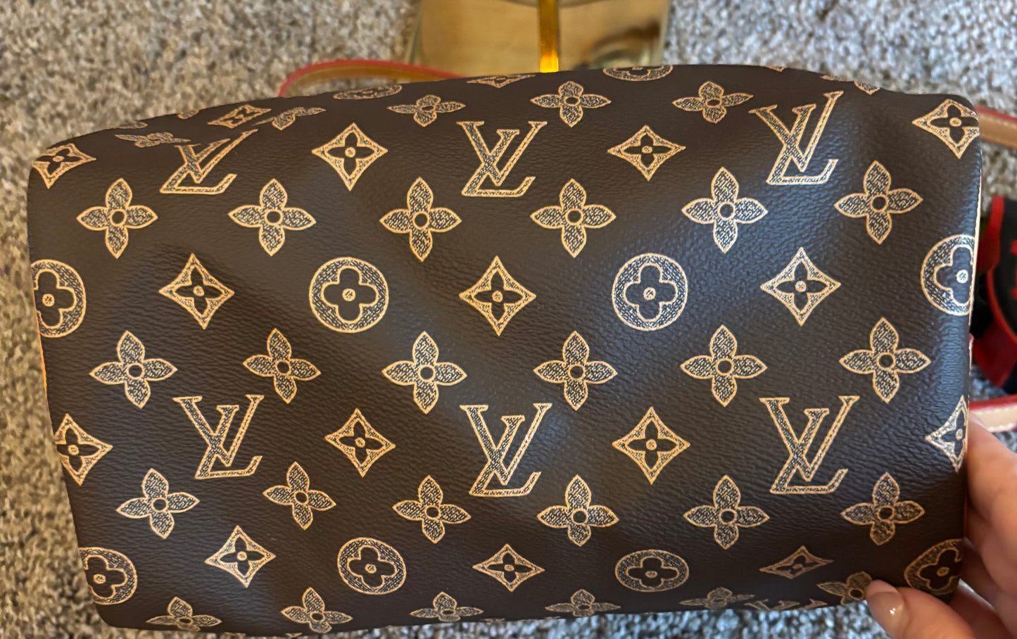 LV Mono Brown Small Speedy 2670