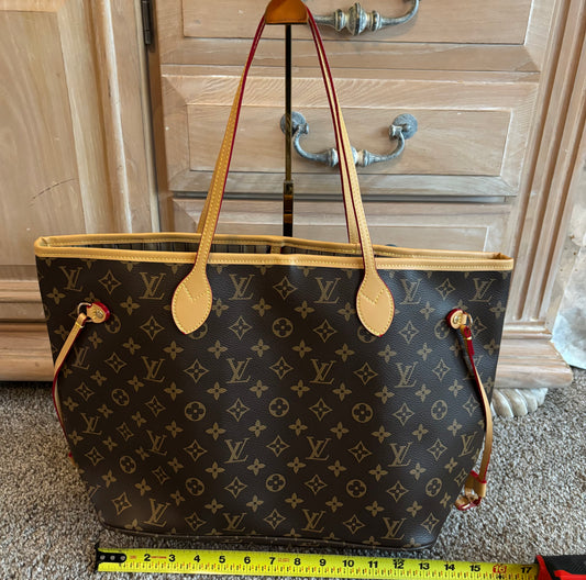 LV Brown Mono Nererfull Shoulder Bag 2677