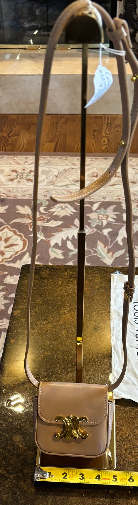 Celine Tan Mini Crossbody