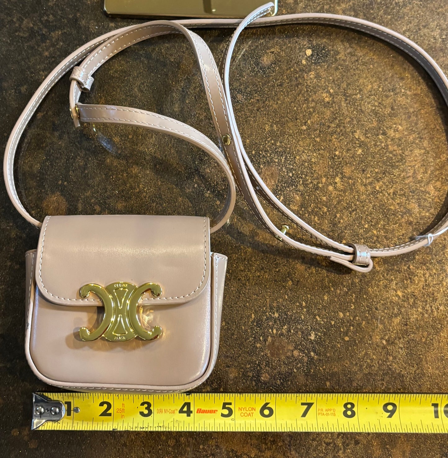 Celine Tan Mini Crossbody