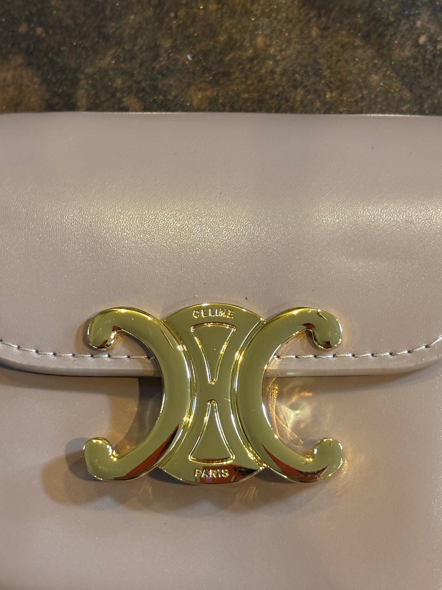 Celine Tan Mini Crossbody