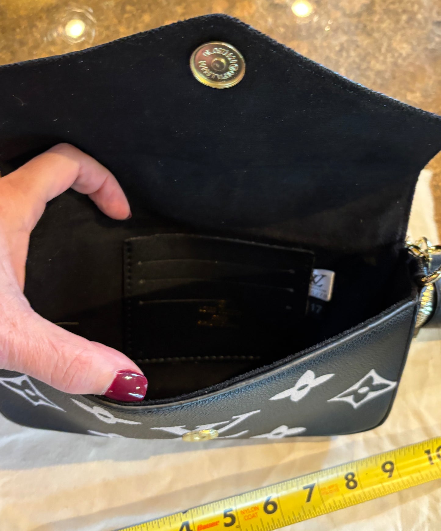 LV Black/Off White 3pc Set